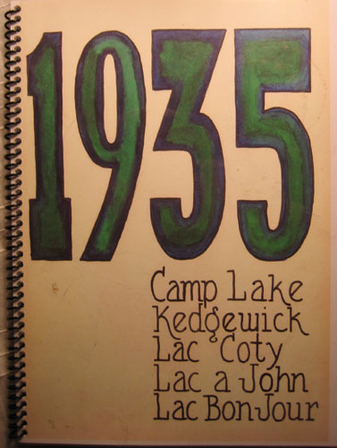 1935: Camp Lake Kedgewick, page 1