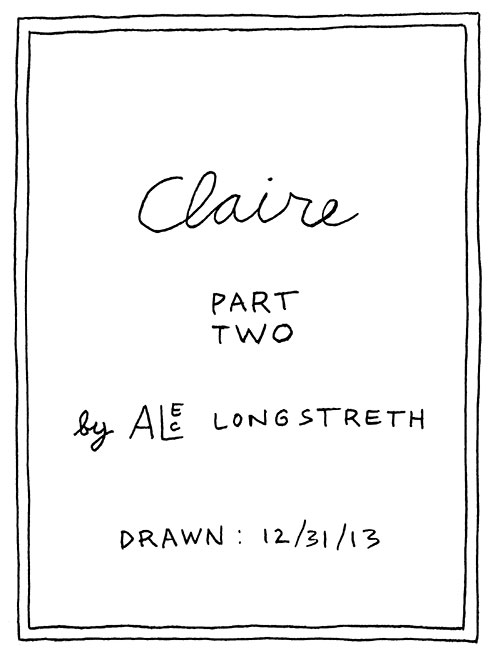 Claire: Part Two, page 1
